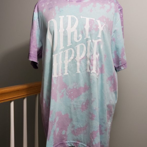 Groove with this Bleached "Dirty Hippie" T-Shirt - Picture 3 of 8